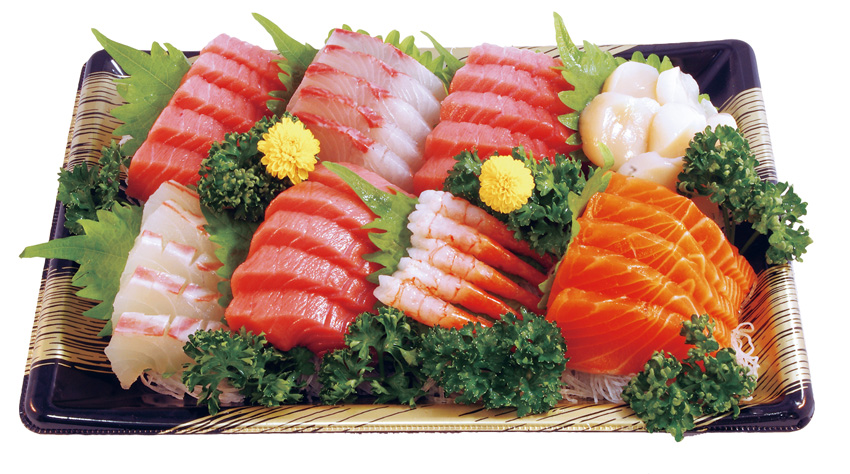 鮮魚部より『新春の祝いの膳にふさわしい、彩りも豪華な刺身の盛合せ』のご紹介です。